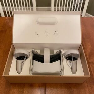 Meta Quest 2 128GB - VR Headset with Controllers - White